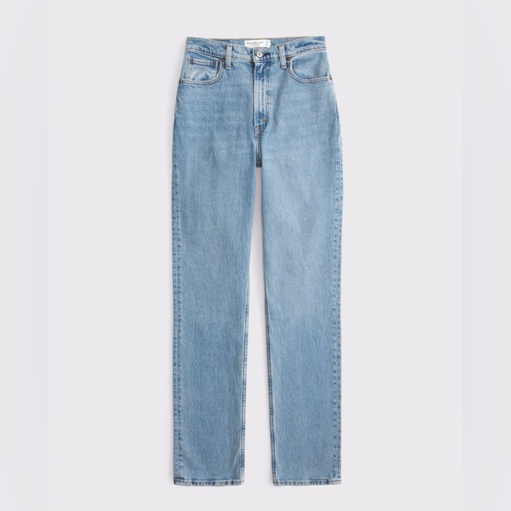 A&F 90’s Straight Jean Ultra High Rise 26R